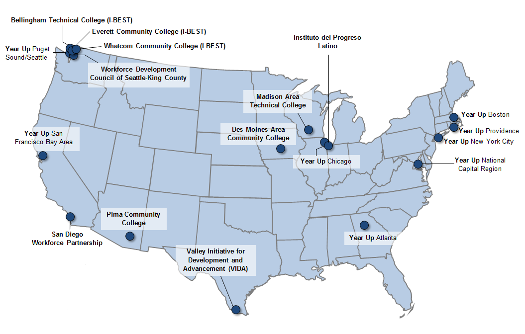 Map of ISIS Partner Sites Map of ISIS Partner Sites